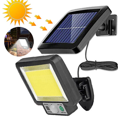 #ad 1200000lm LED Solar Street Light Security Flood Lamp Motion Sensor Outdoor Wall $12.49