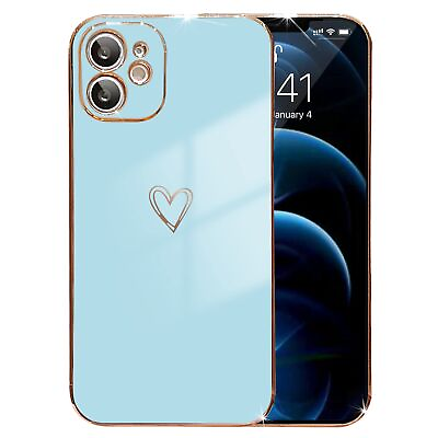 #ad Compatible with iPhone 11 Case Cute Luxury Plating Edge Bumper Case with Ful... $18.62