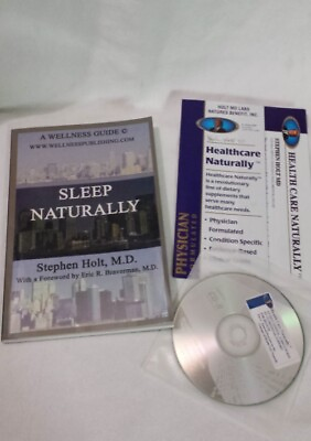 #ad Book amp; CD Pack Sleep Naturally Paperback amp; Educational Audio Course CD Healthy $9.99