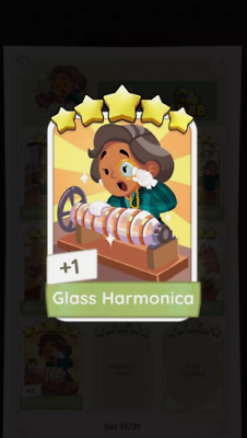 #ad Monopoly Go 5 Star Card Glass Harmonica 17:7 $6.99