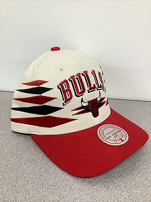 #ad Chicago Bulls Mitchell amp; Ness Diamond Pro Crown Fit Adjustable Snapback Hat New $22.05