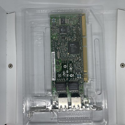 ONE Intel PRO 1000 MT Dual Port Server Adapter PCI PCi X 82546EB $12.99