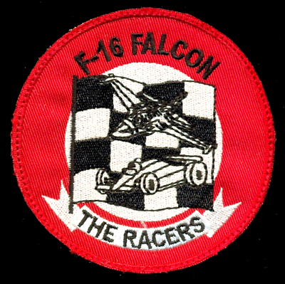 #ad USAF 113th Tactical Fighter Squadron F 16 Falcon THE RACERS Patch KP 9 $9.99