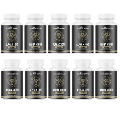 #ad Alpha X10ND Ultra Pills For Male Vitality 10 Bottles 600 Capsules $159.95