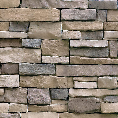#ad Stone Wallpaper Brick Wallpaper Peel and Stick Stone Backsplash Self Adhesive $12.99