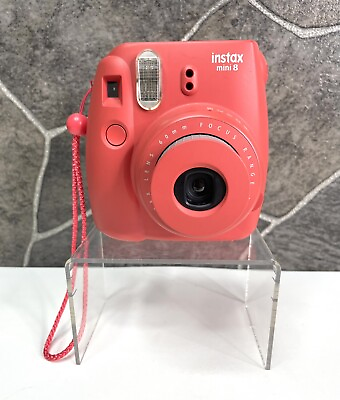 #ad Red Raspberry Instax Mini 8 TESTED WORKING $29.95