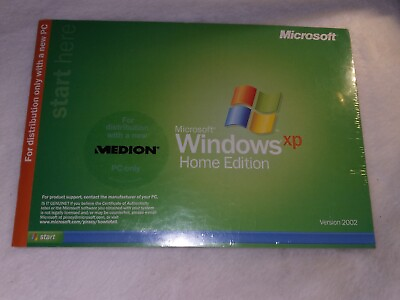 #ad Microsoft Windows XP Home Edition PC Version 2002 Software quot; BRAND NEWquot; $14.99