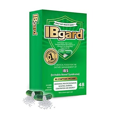 #ad IBgard for Irritable Bowel Syndrome 48 Capsules $22.49