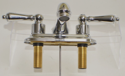 #ad #ad New Double Handle Bathroom Faucet NO Fasteners Gasket Drain AssemblyHot Cap $39.99