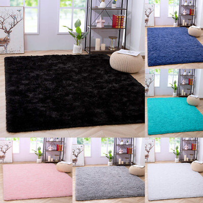 #ad Luxury Fluffy Rug Ultra Soft Shag Carpet For Bedroom Living Room Big Area Rugs $49.99