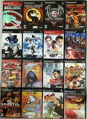 #ad Fighting Games Playstation 2 PS1 and PS2 games Tested $149.97