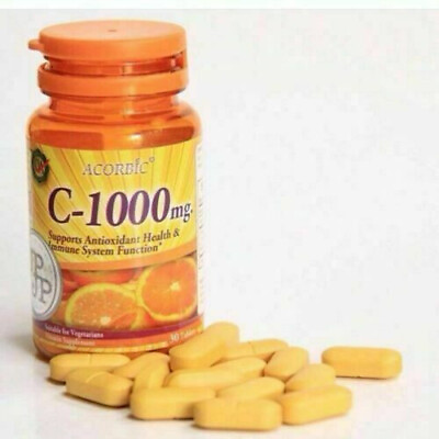#ad ACORBIC VITAMIN C 1000 Mg Antioxidant Strengthen Health Immune Skin AUTHENTIC $21.50