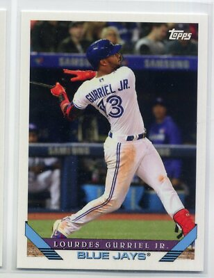#ad 1993 Topps #256 LOURDES GURRIEL JR Toronto Blue Jays Baseball Card 2019 Archives $1.99