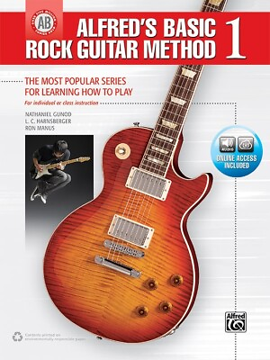 #ad Alfred#x27;s Basic Rock Guitar Method 1 Book amp; Online Audio $10.99