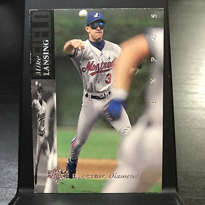 #ad 1994 Upper Deck Electric Diamond Mike Lansing Montreal Expos #244 $2.38