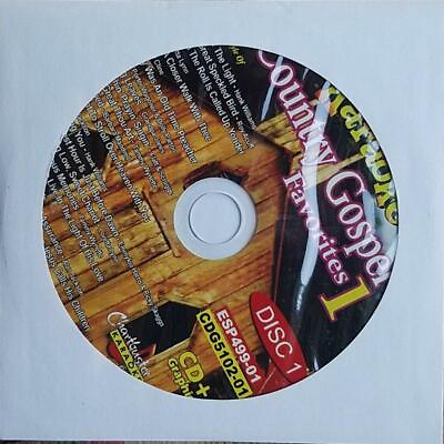 #ad COUNTRY KARAOKE CDG GOSPEL FAVORITES CHARTBUSTER ESP499 02 CDG MUSIC CD $11.78