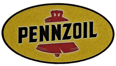 #ad Pennzoil Reflective 4 Inch Decal Mobil Mercury Ford Chevy Honda Toyota ST26 $3.99