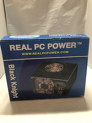 #ad #ad REAL PC POWER BLACK KNIGHT 550 WATT POWER SUPPLY NEW IN BOX $60.00