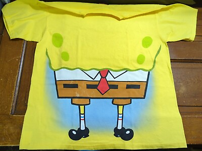 #ad Universal Studios Sponge Bob Body Mens Costume T Shirt XL $20.00