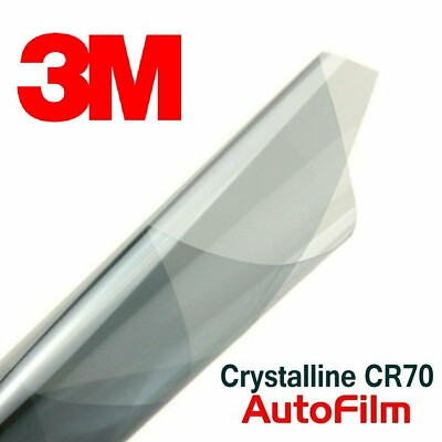 #ad 3M Window Film Crystalline 70% VLT Automotive Solar Tint Multi Size CR70 NEW E $4.49