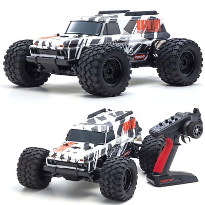 #ad Kyosho 1980 Mad Wagon 1 10 4WD RTR Brushless Monster Truck Black $389.99