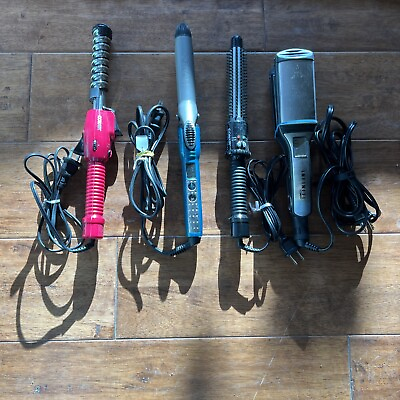 #ad Variety curling iron lot $89.00