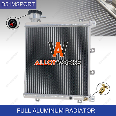 #ad 3 Row Water to Air Heat Exchanger Cooler Cooling Radiator Aluminum w Cap $129.00