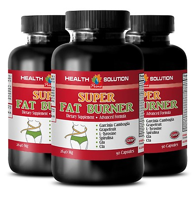 #ad Weight Loss Supplement FAT BURNER 2640mg calorie burn 3 Bottles 270 Capsules $50.77