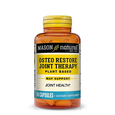 #ad Mason Natural Osteo Restore Joint Therapy 60 Plant Based Caps $14.99