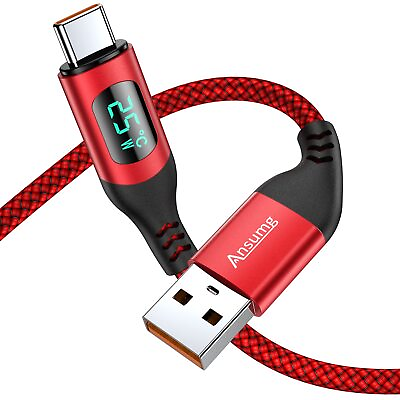 #ad USB A to USB C Cable Smart Temperature Control Charging to Prevent Burning of... $16.65