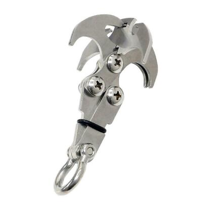 #ad Stainless Steel Survival Folding Grappling Hook Outdoor Climbing Claw Tool $9.99