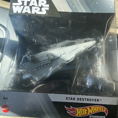 #ad Mattel Hot Wheels Die Cast Star Wars Starships Select STAR DESTROYER HHR21 $30.00