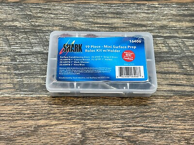 #ad Shark 19 pc. Mini Surface Prep Air Sander Kit Includes 1quot; Sanding Pads #16406 $34.77