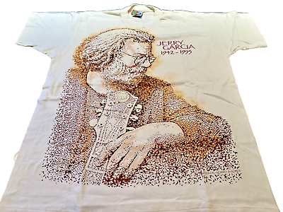 #ad Liquid Blue Jerry Garcia 1942 1995 T Shirt XL Grateful Dead Company NEVER WORN $199.99