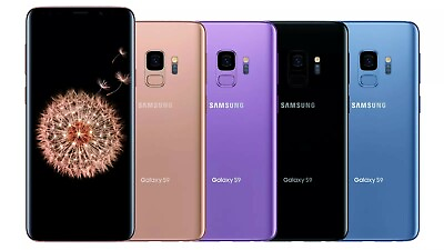 Samsung Galaxy S9 G960U 64GB All Colors Unlocked Excellent $109.00