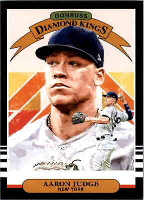 #ad 2019 Donruss #2 Aaron Judge Diamond Kings New York Yankees Baseball Card NM MT $5.60