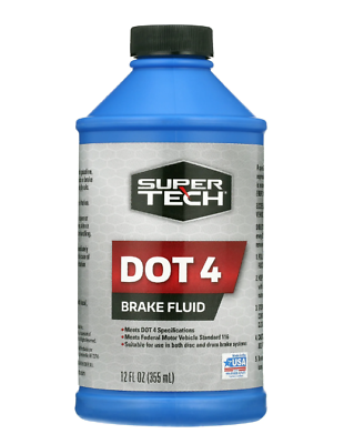 #ad Premium Synthetic Dot 4 Vehicle Auto Brake Fluid 12 OZ $6.60
