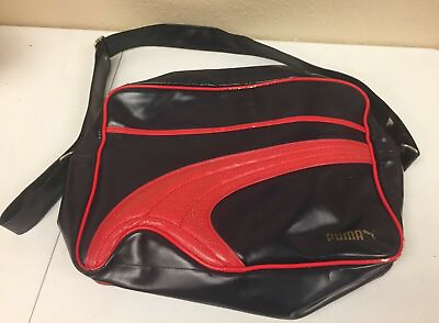 #ad Vintage Puma Soccer Bag Shoe Bag Gym Duffle Rare Futball Bag aa11 $65.00