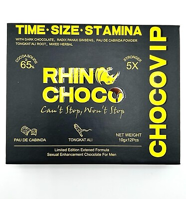 #ad Rhino Choco for Men 12 Pack $49.99