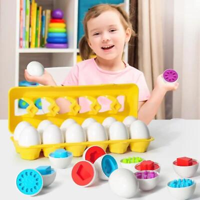 #ad Eggs Screws 3d Puzzle Montessori Learning Education Math Toys Kids Shape Match $18.99
