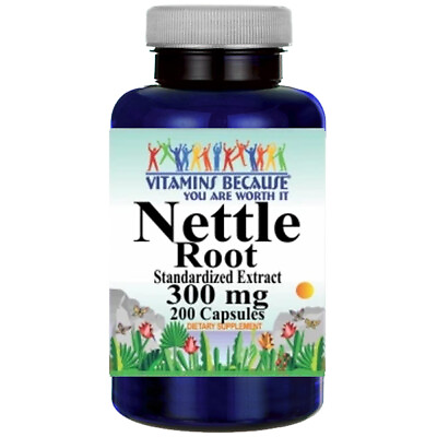 #ad Stinging Nettle Root 300mg Standardized Extract 200 Caps Urtica Dioica by VB $15.09