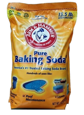 #ad 13.5 lbs. Arm amp; Hammer Pure Baking Soda Pool laundry cleaner FOOD GRADE $22.49