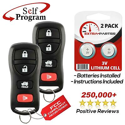 #ad 2 New Replacement Keyless Entry Car Remote Key Fob Control For Nissan Kbrastu15 $9.58