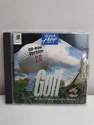 Microsoft Golf Multiplayer Gaming for Windows 95 PC CD ROM Vintage Rare AU $25.00