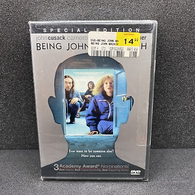 #ad Being John Malkovich New DVD Special Edition Widescreen Movie Factory Sealed New $6.00