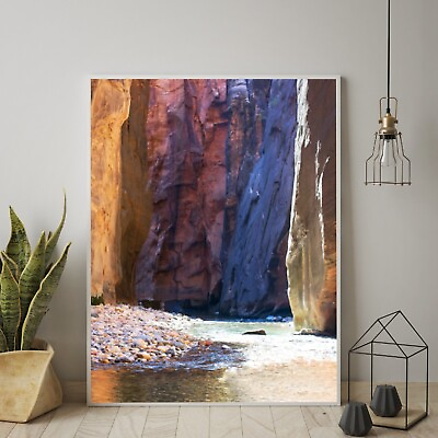 #ad The Narrows Photography Zion National Park Zion Canyon Wall Art Printed Photo $265.00