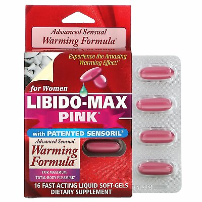 #ad Libido Max Pink For Women 16 Fast Acting Liquid Soft Gels $15.40