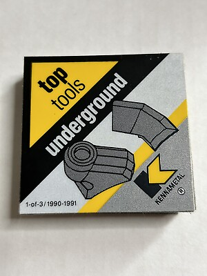 #ad Vintage Kennametal “Top Tools Underground” Miner Sticker 1990 1991 $2.00