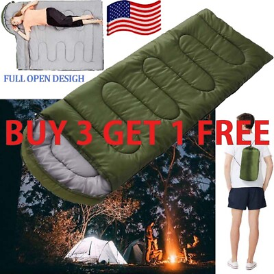 #ad Ultralight Outdoor Envelope Sleeping Bag Waterproof Warm Adult Camping Hiking US $20.89