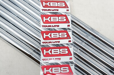 #ad Uncut Kbs Tour Lite 100 Stiff Flex 4 Pw Steel Iron Shaft Set PULLS .355 Taper $158.09